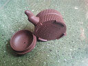 一茗金砂紫砂壺泡茶壺純手工礦鐵星砂老紫泥吳娟華190CC經(jīng)典龍頭一捆竹壺 曬單實(shí)拍圖