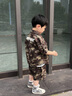 mlgt kids童裝男童套裝春秋裝2025新款韓版中小兒童衛衣男孩運動(dòng)衣服 灰色 100 cm 曬單實(shí)拍圖