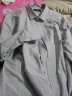 杉杉（Firs）长袖衬衫男士格子休闲衬衣春季新款时尚条纹衬衫中青年男 A229-3长袖 41 实拍图