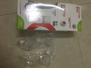 愛得利奶瓶新生嬰兒寬口徑帶手柄吸管防摔防脹氣塑料奶瓶 銀灰240ml【三用】+奶瓶刷 曬單實(shí)拍圖
