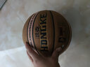 鴻克（HONGKE）籃球軟皮質(zhì)感室內外水泥地耐磨標準7號比賽藍球 加厚翻毛8126金標（送全套禮品） 曬單實(shí)拍圖