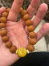 炫夏天然原礦俄料琥珀蜜蠟珠子雞油黃白花蜜單顆散珠圓珠男女款配珠 蜜蠟珠子約16毫米單顆（附證書(shū)） 曬單實(shí)拍圖