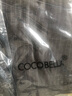 COCOBELLA雙面色織豎條紋保暖羊毛休閑褲職業(yè)通勤寬松直筒褲PT568 灰條 XL 曬單實(shí)拍圖