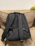 ELLE HOMME男士双肩包 时尚大容量背包 14英寸电脑包轻便尼龙布08760黑色 实拍图