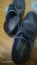 卡帝乐鳄鱼（CARTELO）男士皮鞋商务正装鞋男夏季透气镂空皮凉鞋男9595 黑色镂空款 39 实拍图
