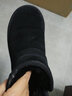 ZHR雪地靴女中筒加絨加厚時(shí)尚防滑女靴反絨牛皮平底棉鞋女學(xué)生保暖長(cháng)毛絨短靴女 P29F 黑色 35 曬單實(shí)拍圖