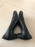 愛(ài)步（ECCO）【JD物流直達(dá)】單鞋女圓頭淺口粗跟職場(chǎng)皮鞋Sculptured 45 黑色 39 曬單實(shí)拍圖