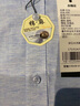 SHANSHAN杉杉【40支】短袖襯衫男亞麻抗皺純色男襯衣商務(wù)休閑職業(yè)通勤衣服 曬單實(shí)拍圖