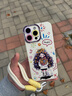 圣圖朗新款17蘋(píng)果16多巴胺女孩iphone15promax可愛(ài)14plus手機(jī)殼12卡通11高級(jí)感XS全包液態(tài)硅膠軟13防摔套 絨布雙扣長(zhǎng)掛繩+可斜挎（單掛繩）-顏色下單備注  iPhone 16  曬單實(shí)拍圖