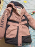 開(kāi)米熊女童春秋裝三合一沖鋒衣外套2025兒童衣服戶(hù)外中大童女孩休閑上衣 玫紅色 160 碼建議身高150cm左右 曬單實(shí)拍圖