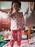 黑造品牌女童套裝春秋兒童衣服裝小女孩子春裝中小童嬰幼兒一歲女寶寶 粉色 110尺碼建議3-4歲(100-110cm) 曬單實(shí)拍圖