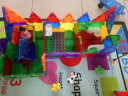 思创彩窗磁力片儿童积木拼图拼插磁性吸铁石儿童玩具男孩女孩生日礼物 150片套装+125片管道+小车 实拍图
