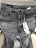 增致牛仔（zengzhi）男裝新品九分褲中腰小腳彈力時(shí)尚韓版顯瘦牛仔褲 1Q2061淺藍色 31 曬單實(shí)拍圖