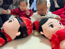 歡喜小熊嬰兒連體衣春秋冬季薄棉爬爬服新生幼兒夾棉保暖棉衣初生寶寶衣服 紳士 80 (建議10-18月身高73-80cm) 曬單實(shí)拍圖