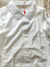 皮爾卡丹（pierre cardin）娃娃領(lǐng)短袖襯衫夏季女裝遮肚洋氣減齡系帶上衣新款雪紡襯衫女 白色:01-D面料 M:96-109斤 曬單實(shí)拍圖