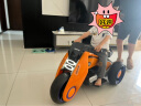 看宝贝儿童电动车儿童电动摩托车儿童摩托车电动车 大款橘色+双驱+12V大电瓶+大车身 实拍图