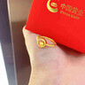 中國黃金（CHINA GOLD）黃金時來運(yùn)轉(zhuǎn)戒指女款足金貓眼珠轉(zhuǎn)運(yùn)珠指環(huán)七夕送女朋友生日禮物 時來運(yùn)轉(zhuǎn)戒指 約2.8g 曬單實拍圖