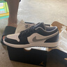 耐克（NIKE）aj男鞋air jordan 1鞋子男秋季 aj1低幫板鞋休閑鞋男子運(yùn)動籃球鞋 553558-040【黑白灰影子】 41 曬單實(shí)拍圖