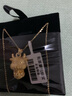 花草蒙拾  黃金牛吊墜9999足金十二生肖牛項鏈本命年黃金吊墜福牛金牛掛墜 奶瓶牛B款吊墜約2.7g 曬單實拍圖