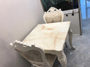 愛(ài)次元歐式餐桌椅組大理石正方形合實(shí)木小戶(hù)型4人2白色家用法式吃飯桌子 子 單桌 0.8x0.8大理石方桌 曬單實(shí)拍圖