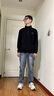 JEEP運動休閑衛(wèi)衣男2025男士秋季高端衛(wèi)衣寬松簡約翻領(lǐng)韓版衛(wèi)衣男款 曬單實拍圖