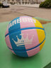 馬布里（MARBURY）籃球兒童幼兒園專(zhuān)用5號球中小學(xué)生青少年室內外耐磨成人7號橡膠球 MBR768藍粉彩虹球-7號球 曬單實(shí)拍圖