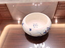 瑾睿茗瓷景德鎮陶瓷大號煙灰缸客廳辦公家用 創(chuàng  )意實(shí)用茶洗 青花瓷筆洗煙缸 釉里紅山水 曬單實(shí)拍圖