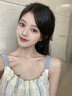 韓姿朵（Hanziduo）雙層紗布棉紗情侶睡衣女純棉吊帶睡裙夏季嬰兒紗綿綢男全棉家居服 3248男 L 曬單實(shí)拍圖