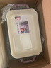 小幸福鑄鐵（KITCHEN LITTLE HAPPINESS KITCHEN）小幸福鑄鐵琺瑯鍋雙耳焗飯烤盤烤箱烘焙西餐盤烤肉烤魚方形煎炸盤 20*30cm魅力紫-琺瑯方形盤 曬單實拍圖