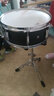 珍珠Pearl架子鼓軍鼓10寸14寸成人專(zhuān)業(yè)表演烤漆全楓木小鼓MUS行進(jìn)軍鼓 14英寸 黑色1455 曬單實(shí)拍圖