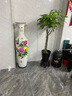 垚罄 景德鎮(zhèn)陶瓷器紅色大花瓶落地客廳擺件電視柜花瓶 白款 富貴牡丹 1.2米單個 配底座 曬單實拍圖