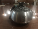 吉祥源全錫茶葉罐創(chuàng  )意商務(wù)禮品紀念品公司家用簡(jiǎn)約便攜密封禮品定制純錫制茶葉罐錫罐密封家用大中號茶具禮品 靜悟大號 曬單實(shí)拍圖