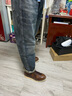 羚步 男士馬丁靴高幫皮鞋英倫風(fēng)男靴真皮皮靴透氣中幫靴子男百搭拼色工裝短靴 咖啡色 41 曬單實(shí)拍圖