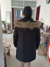 恒源祥羽絨服女中長(cháng)款時(shí)尚加厚大毛領(lǐng)白鴨絨服冬季修身大尺碼保暖外套 黑色 M 建議80-95斤 曬單實(shí)拍圖