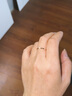 潮宏基環(huán)扣相依18K金戒指女士彩金玫瑰金指環(huán)送女友生日禮物 女士15號 曬單實(shí)拍圖