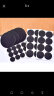 赫伊莎 家具桌椅脚垫 EVA防水防潮桌椅垫 桌子垫脚防滑垫 桌脚垫套 圆形直径27mm-30片装 实拍图