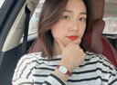 聚利時(shí)手表女學(xué)生時(shí)尚潮流方形女表車(chē)厘子紅簡(jiǎn)約氣質(zhì)小巧防水女士石英表 酒紅色【配送專(zhuān)柜手鐲】 曬單實(shí)拍圖