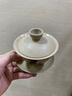憶亨 粗陶蓋碗雞缸杯陶泥陶瓷功夫茶具蓋碗套裝辦公室泡茶家用 曬單實(shí)拍圖