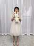 百麗（Belle）童鞋小女孩公主鞋春季新款兒童水晶鞋時尚單鞋女童皮鞋女寶跳舞鞋 粉色 31 腳長19.4-20cm 曬單實拍圖
