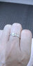 鑫萬福 白18K金結(jié)婚求婚克拉效果鉆石女戒/鉆戒/婚戒送女友送老婆禮物 【超值推薦】65分效果 曬單實(shí)拍圖