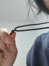 謙藝手工編織吊墜掛繩簡(jiǎn)約款玉墜繩男女玉佩替換繩掛脖項鏈繩可調節長(cháng)度掛墜掛件繩子 3mm菠蘿繩隔片+黑瑪瑙---棕繩 曬單實(shí)拍圖