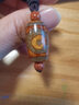 唐瑪龍紋三眼天珠瑪瑙吊墜3眼單珠項鏈男女玉髓配珠散珠桶珠 曬單實(shí)拍圖