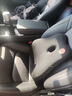 YWU輕奢高檔汽車(chē)頭枕腰靠車(chē)用電動(dòng)按摩腰墊腰部支撐頭枕套裝寶馬奔馳 頭枕 震動(dòng)按摩款-經(jīng)典黑【頭枕+腰靠】 曬單實(shí)拍圖