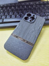 京豪 適用蘋(píng)果13Pro手機殼防摔iPhone13Pro手機套磨砂后蓋保護殼超薄素皮殼簡(jiǎn)約商務(wù)潮男款 蘋(píng)果iPhone13Pro 黑色木紋手機殼 曬單實(shí)拍圖