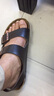 BIRKENSTOCK勃肯德國(guó)進(jìn)口男女款牛皮革舒適軟木Milano系踝涼鞋 男款棕色34101 40 曬單實(shí)拍圖