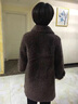 SOEM海寧2025秋冬新款派克服女獺兔毛內膽皮草外套女可拆卸年輕款 米白色 L 曬單實(shí)拍圖