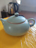 凝雅正品汝窯功夫茶具茶壺單壺富貴壺臺(tái)灣開片可養(yǎng)汝瓷陶瓷承藝泡茶器辦公家用 富貴壺天青（約180ml） 曬單實(shí)拍圖