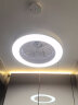 TCL 隐形扇风扇客厅餐厅卧室家用简约现代电扇灯具风扇灯 APP控制 【智能APP】白色三色调光36W 实拍图