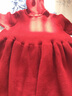 有品童話(huà)女童加厚毛衣裙2024新款秋冬裝兒童洋氣女孩裙子大兒童寶寶連衣裙 酒紅色 120(適合身高110CM) 曬單實(shí)拍圖