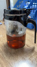 邦田（Bonston） 飄逸杯泡茶壺全玻璃內(nèi)膽一鍵過(guò)濾茶具可拆洗茶水分離簡(jiǎn)易茶壺 單壺 500ml 曬單實(shí)拍圖